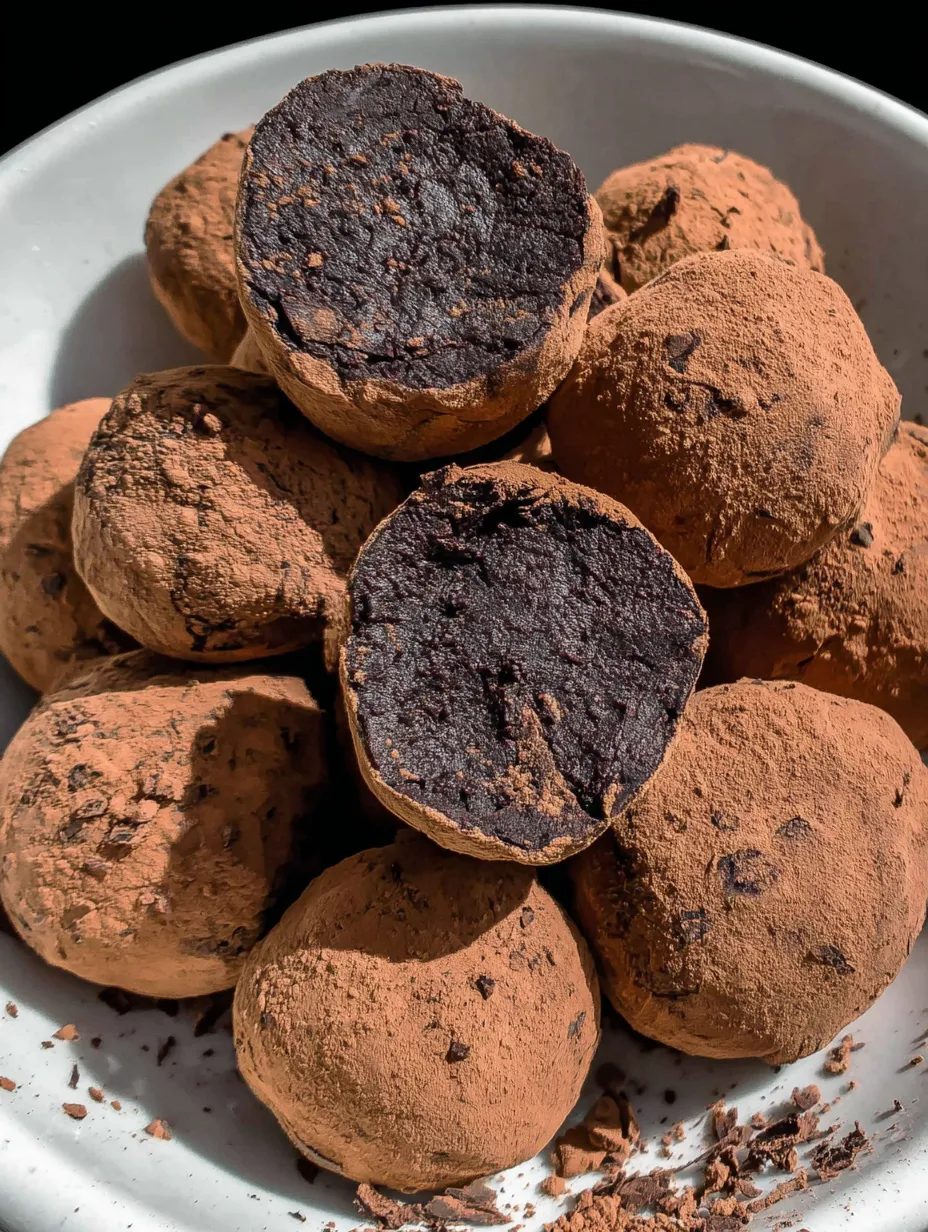 2-Ingredient Dark Chocolate Truffles