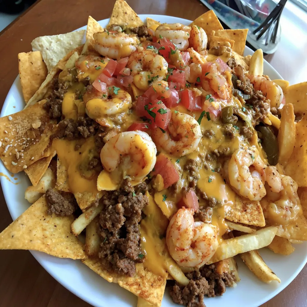 Southern Shrimp & Beef Nacho Fries