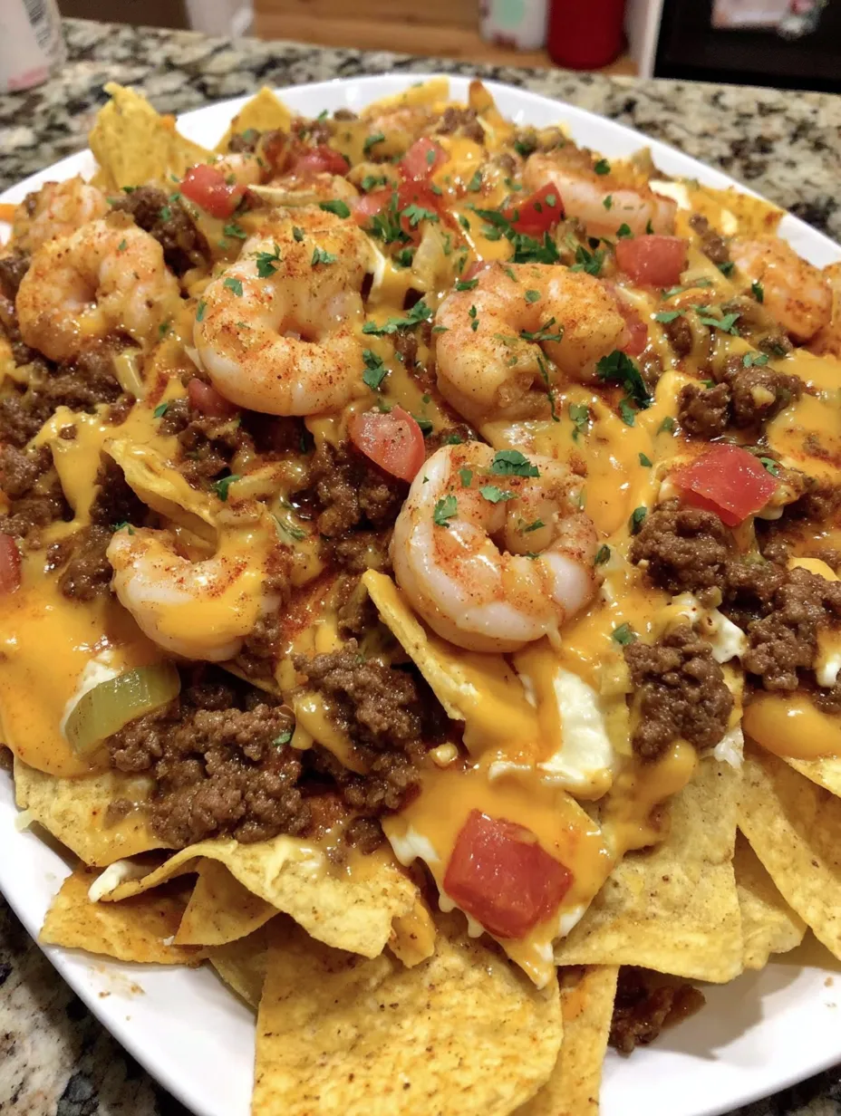 Southern Shrimp & Beef Nacho Fries