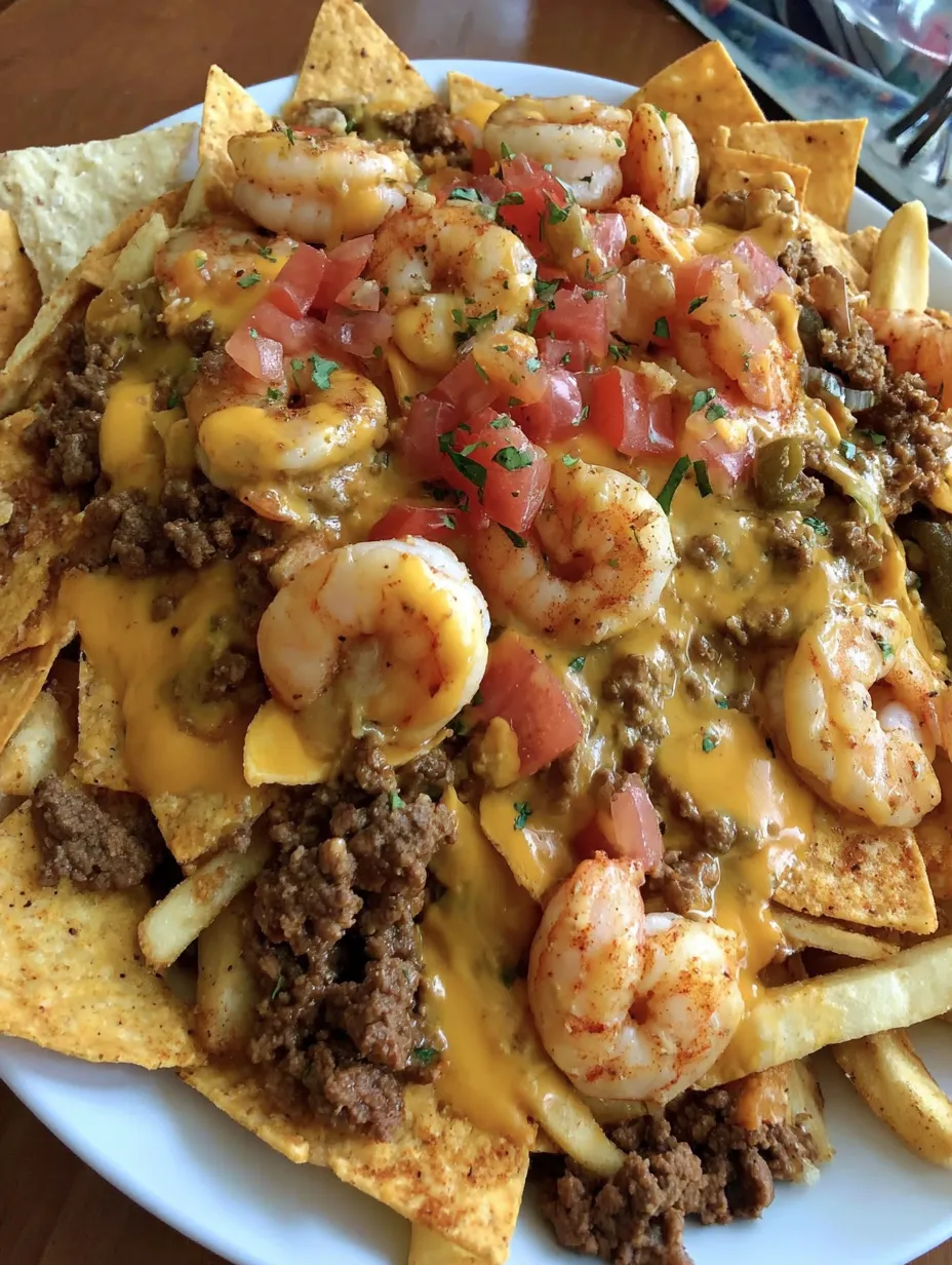 Southern Shrimp & Beef Nacho Fries