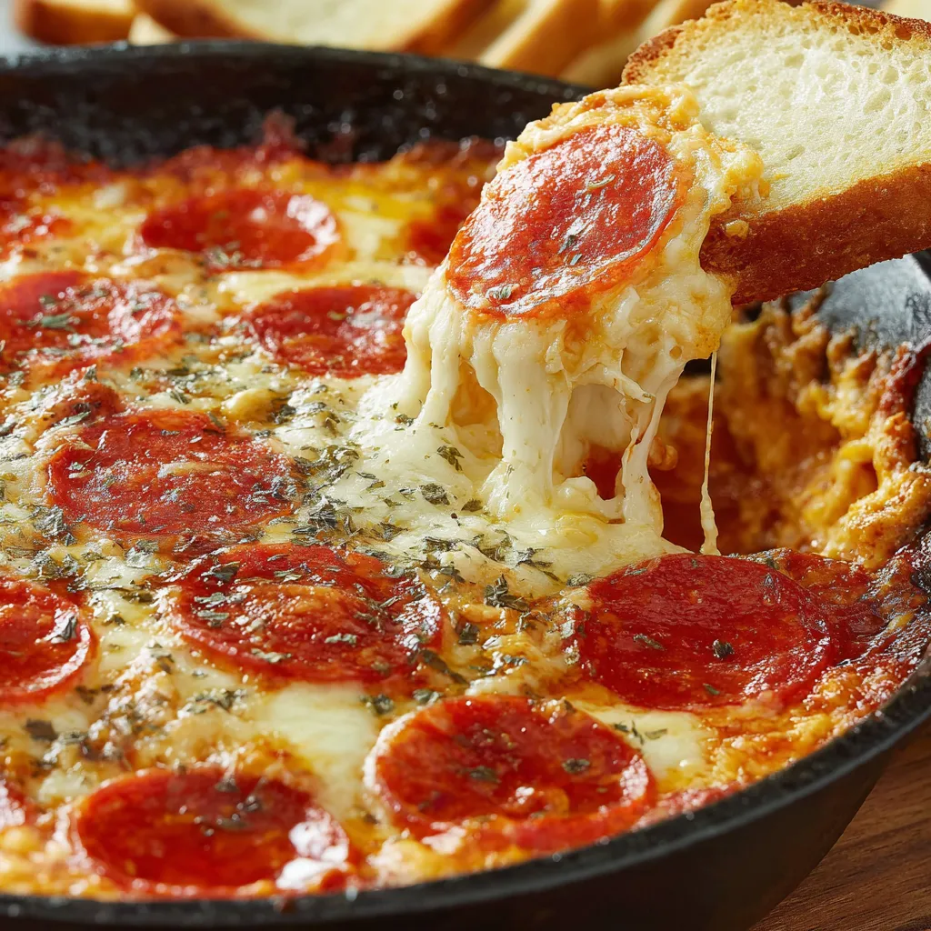 Easy Hot Cheesy Pizza Dip Recipe