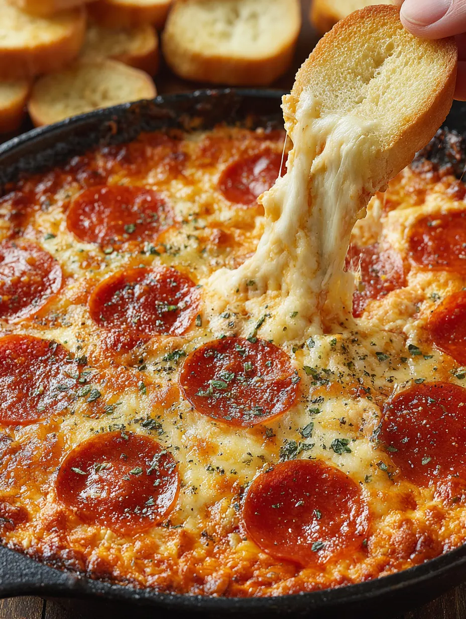 Easy Hot Cheesy Pizza Dip Recipe