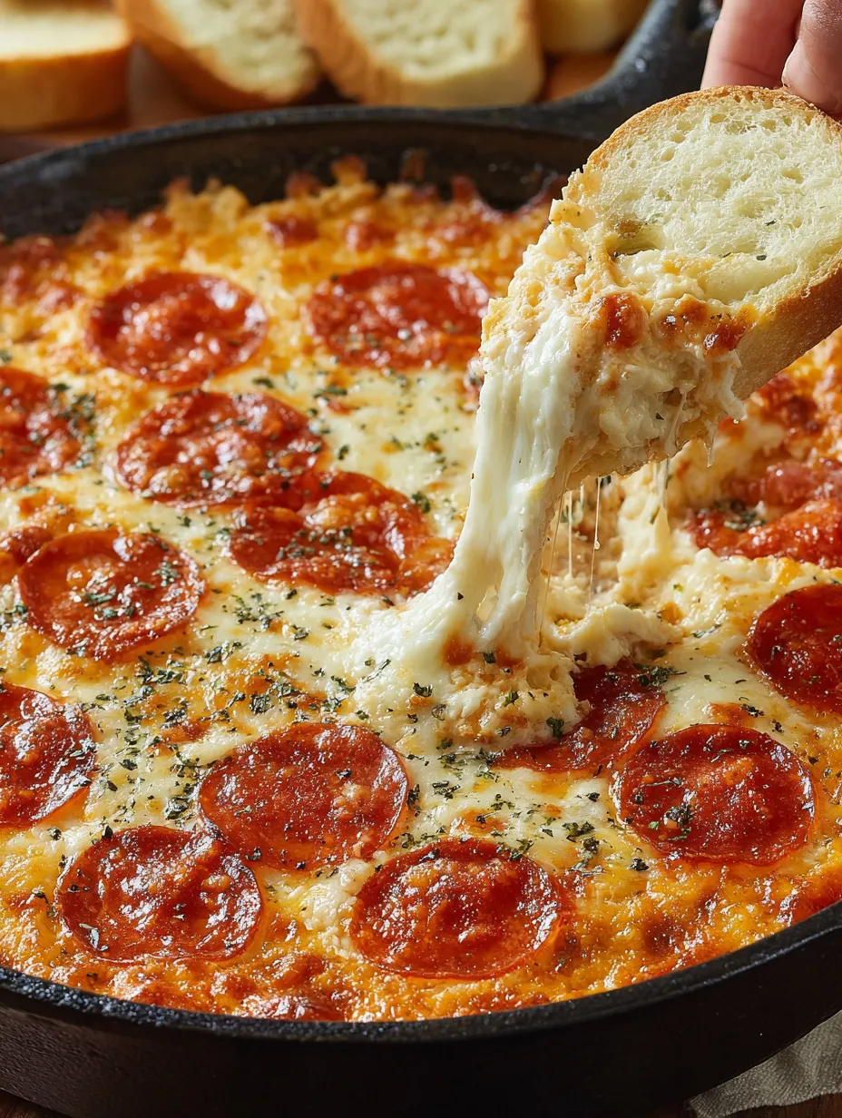 Easy Hot Cheesy Pizza Dip Recipe