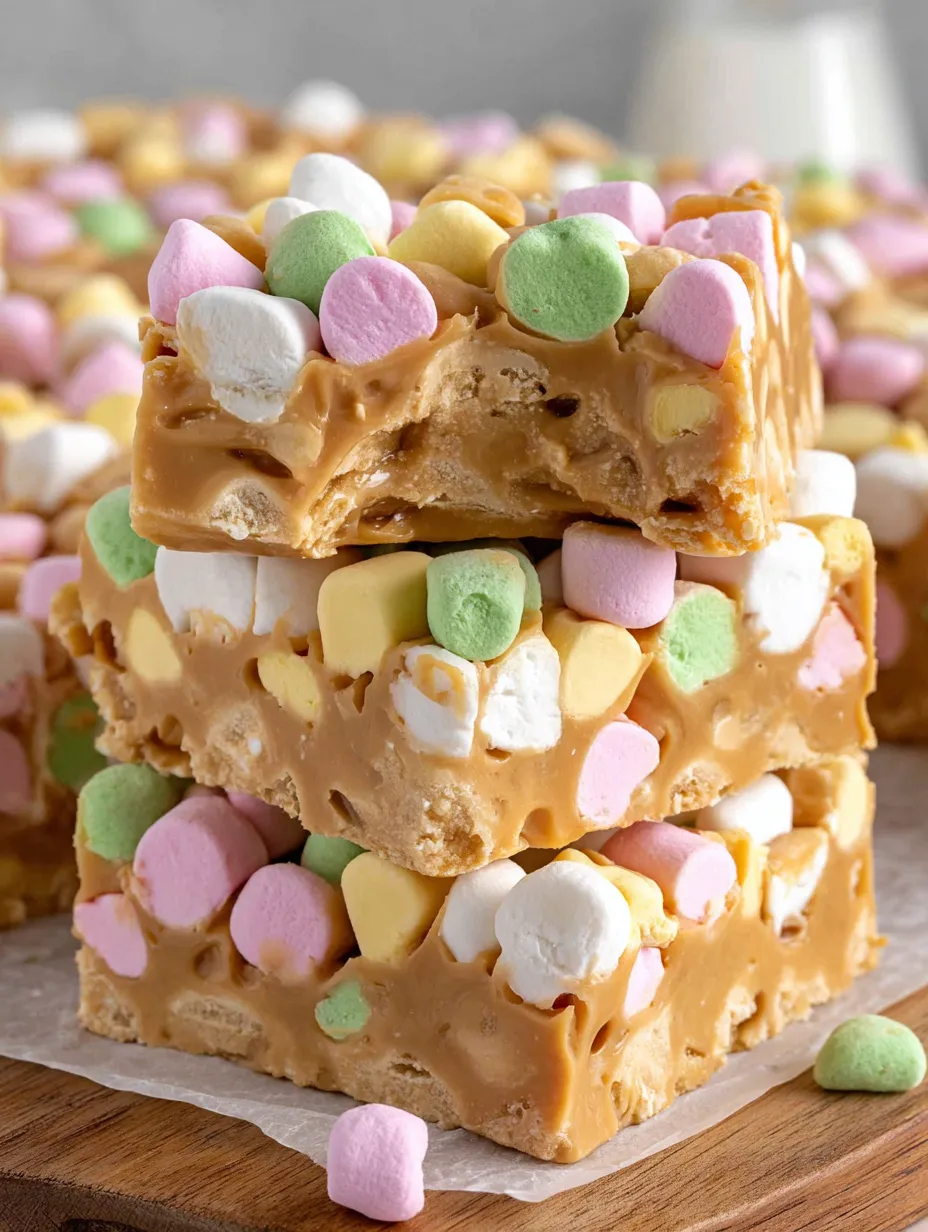 Peanut Butter Marshmallow Squares
