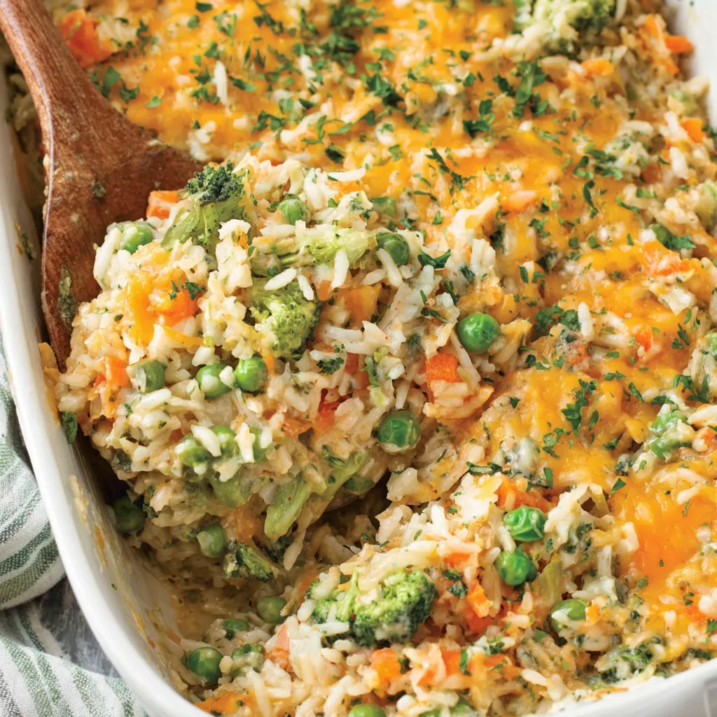 Vegetable and Rice Casserole