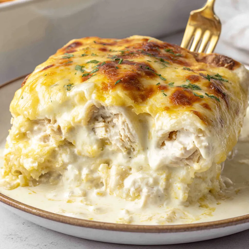 White Chicken Enchiladas Skillet