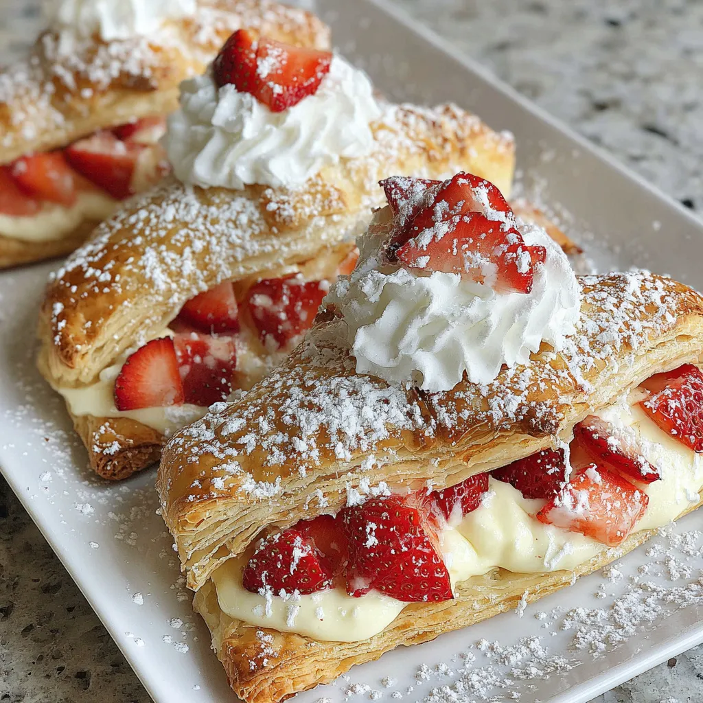 Strawberry Cheesecake Turnovers