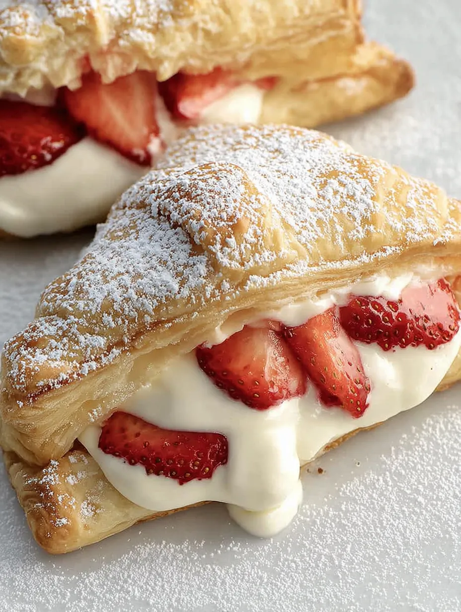 Strawberry Cheesecake Turnovers