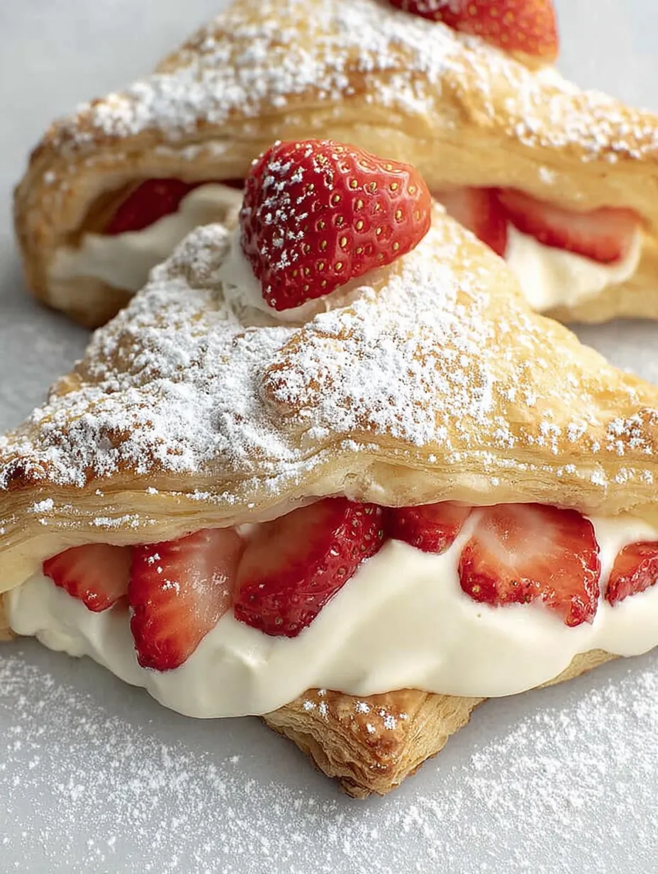 Strawberry Cheesecake Turnovers