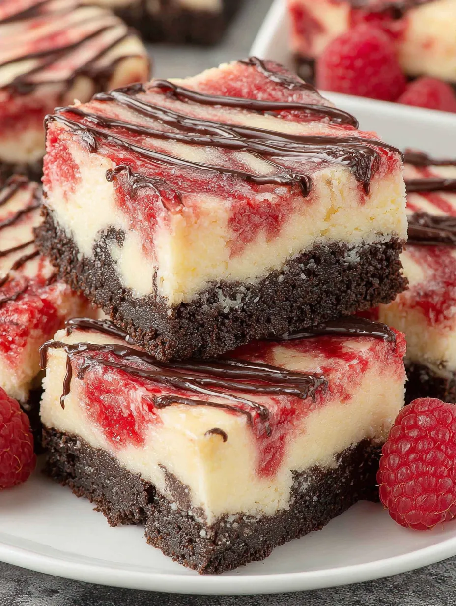 White Chocolate Raspberry Cheesecake Bars