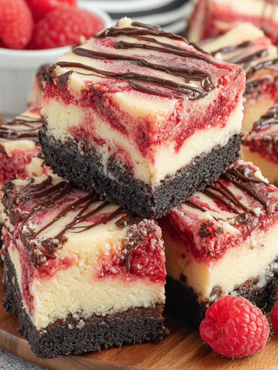 White Chocolate Raspberry Cheesecake Bars