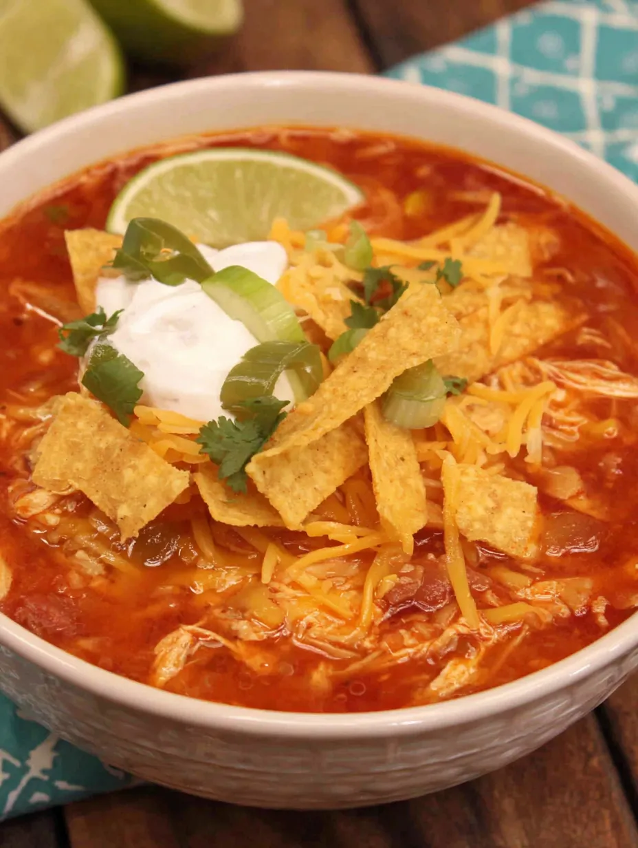 Easy Chicken Tortilla Soup