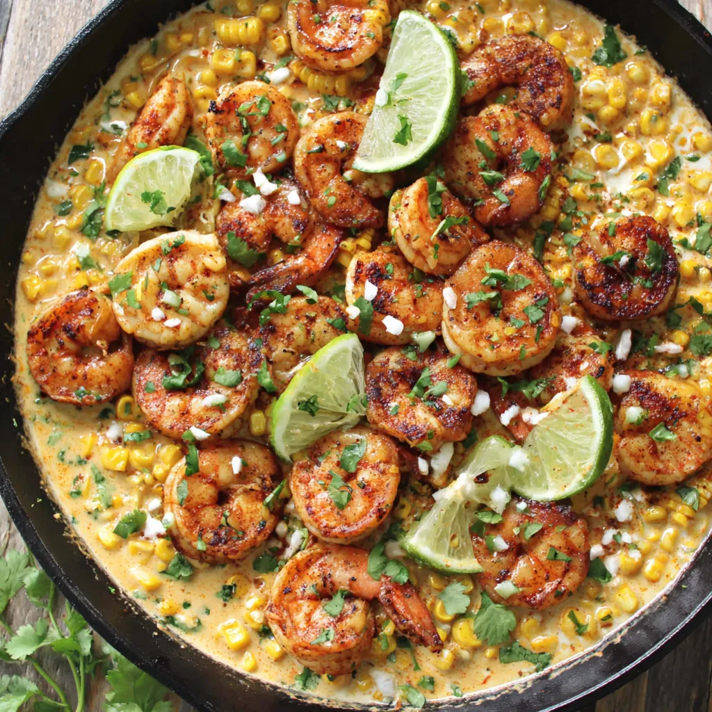 Shrimp and Creamed Corn (30 Minutes, One-Pan)