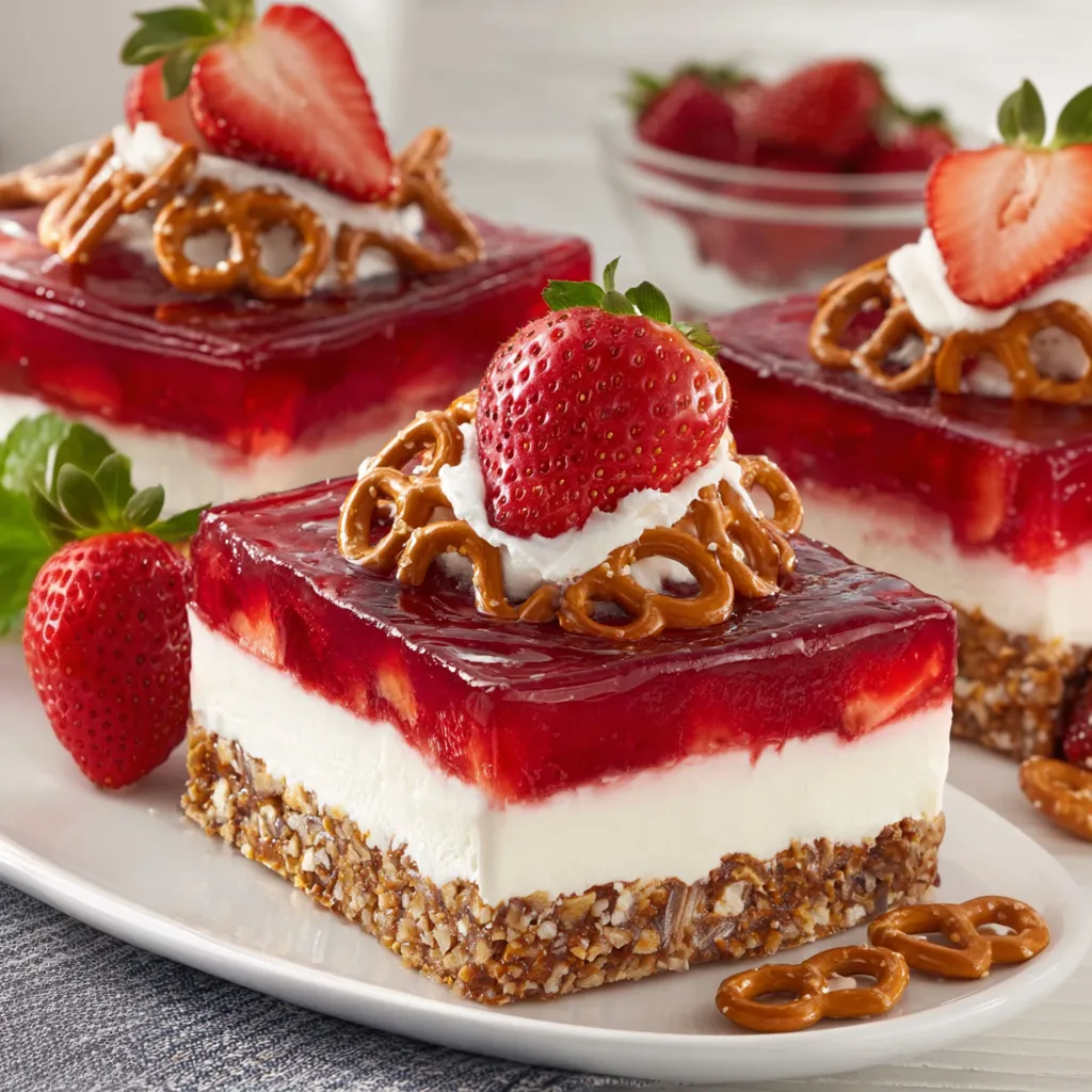 Strawberry Pretzel Salad