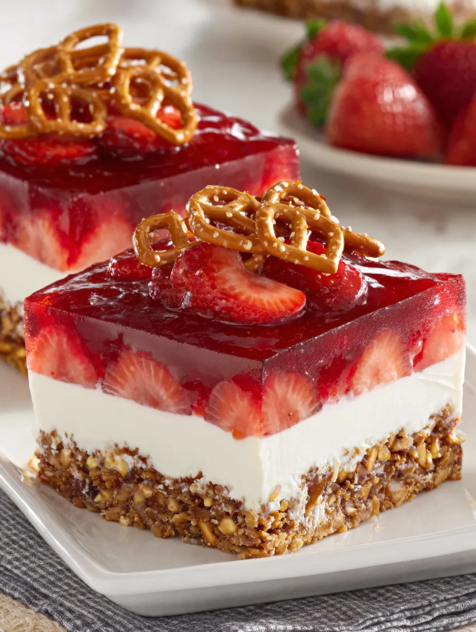 Strawberry Pretzel Salad