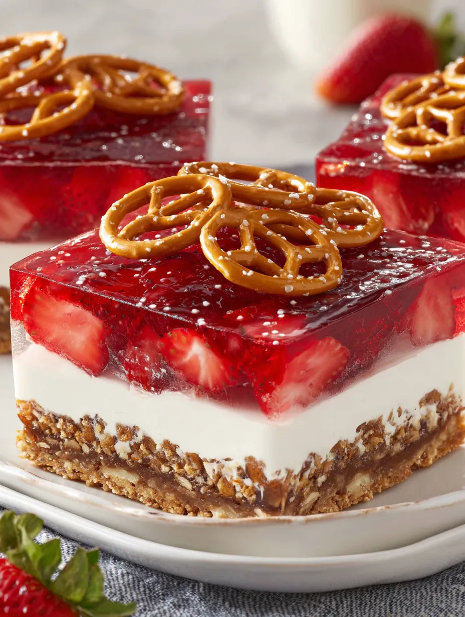 Strawberry Pretzel Salad