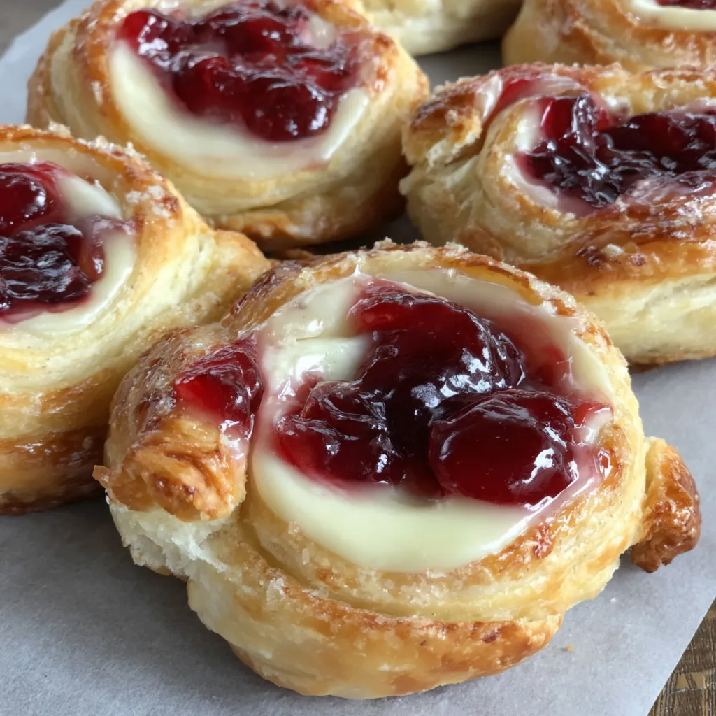 4 Ingredient Cherry Danish