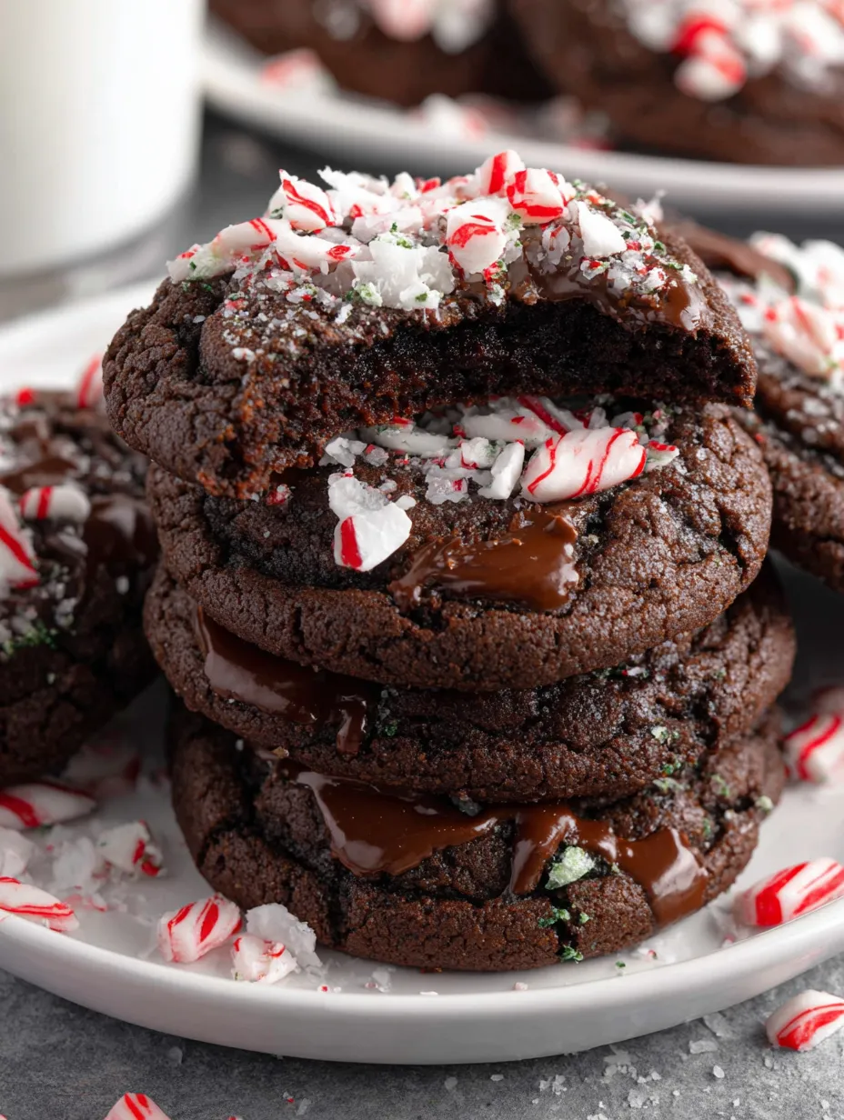 Chocolate Peppermint Cookies