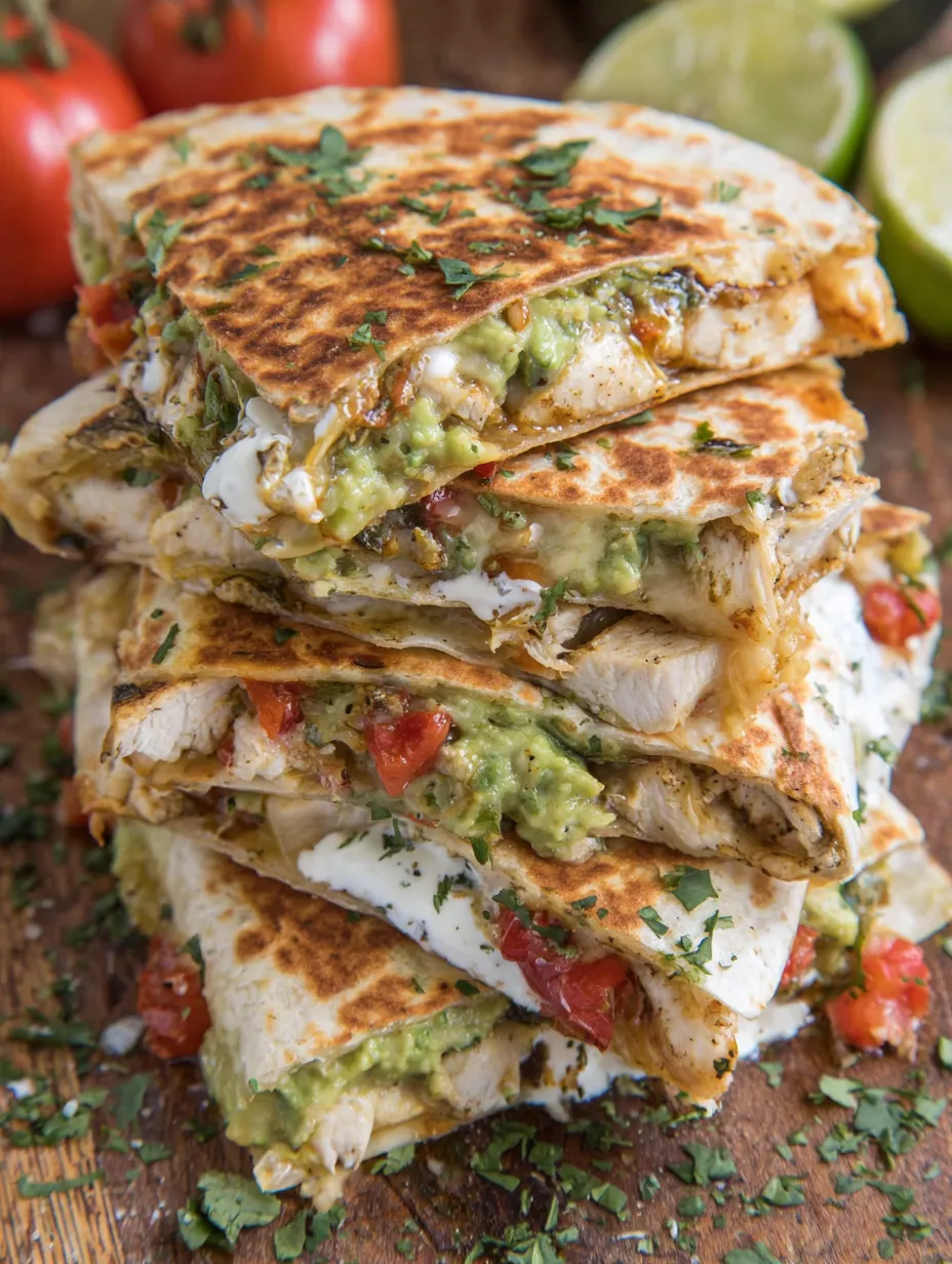 Chicken Avocado Quesadillas
