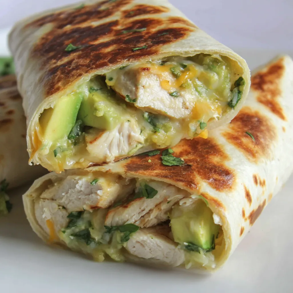 Quick and Easy Chicken Burritos