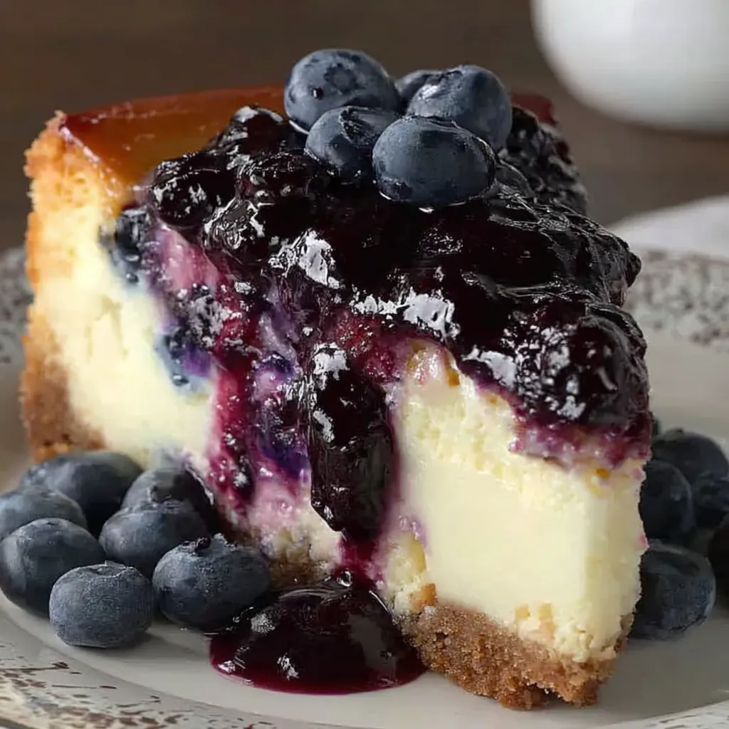 Creamy Blueberry Cheesecake
