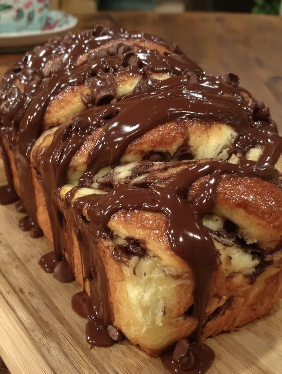 Nutella brioche loaf