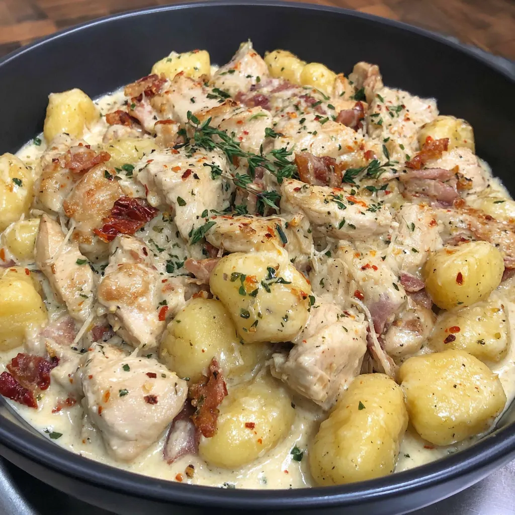 Creamy Chicken and Gnocchi