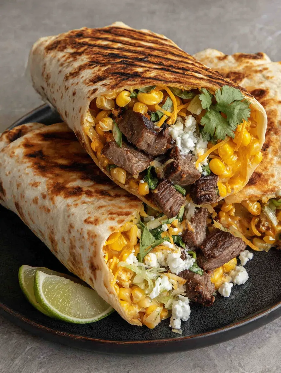 Street Corn Steak Crunch Wraps