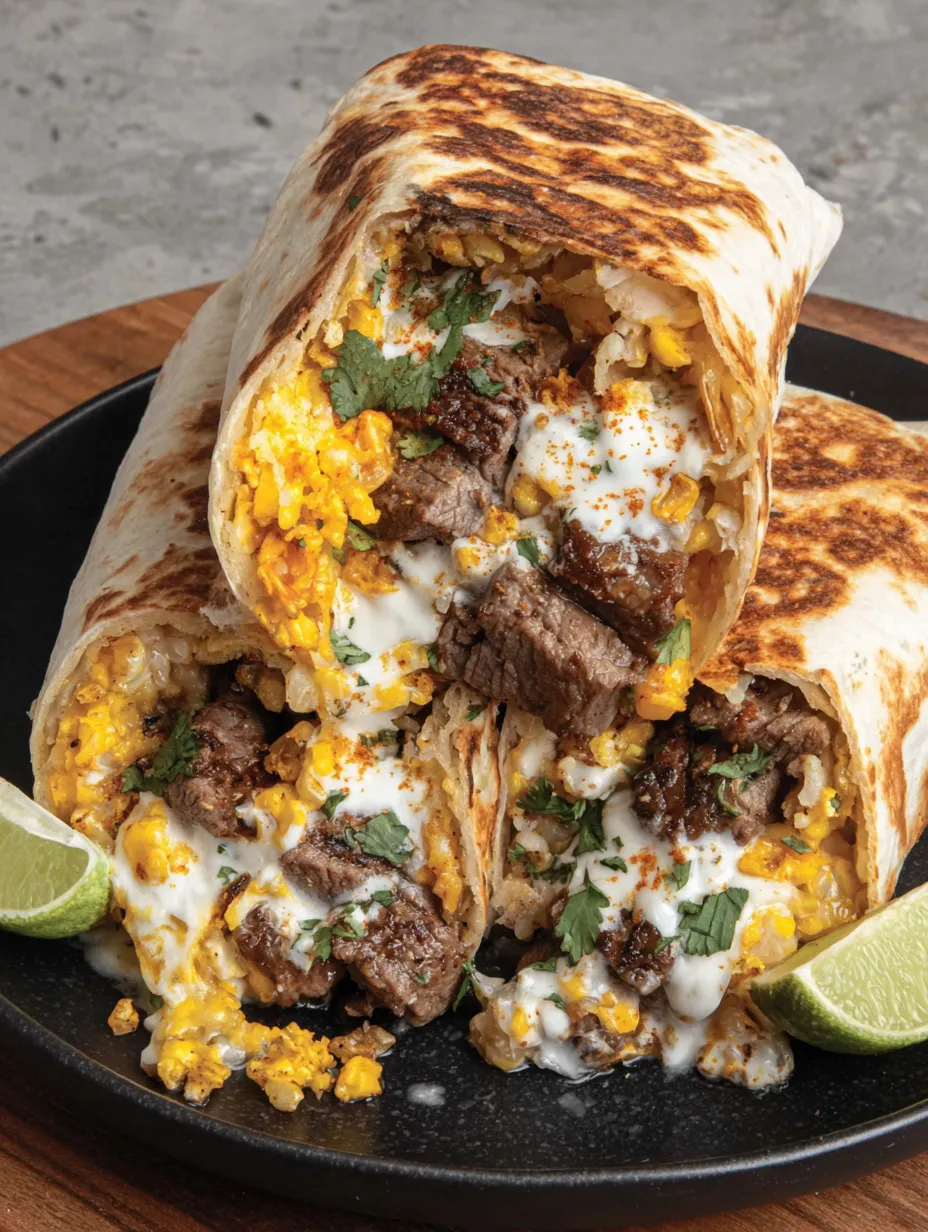 Street Corn Steak Crunch Wraps