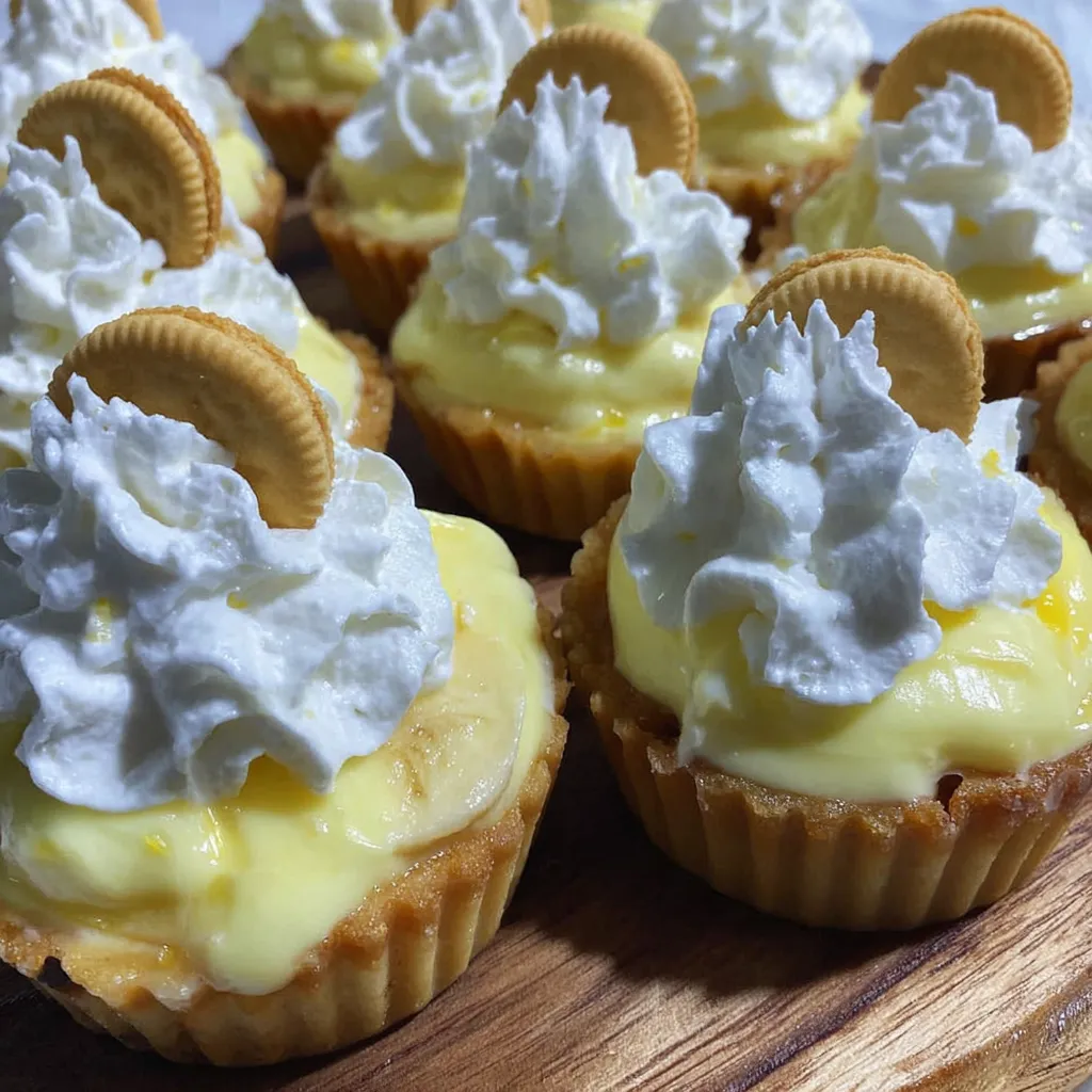 Muffin TIn Banana Cream Pies