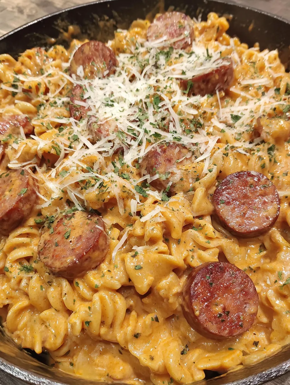 Creamy Smoked Sausage Pasta