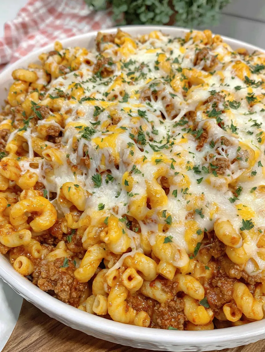 Sloppy Joe Casserole Recipe