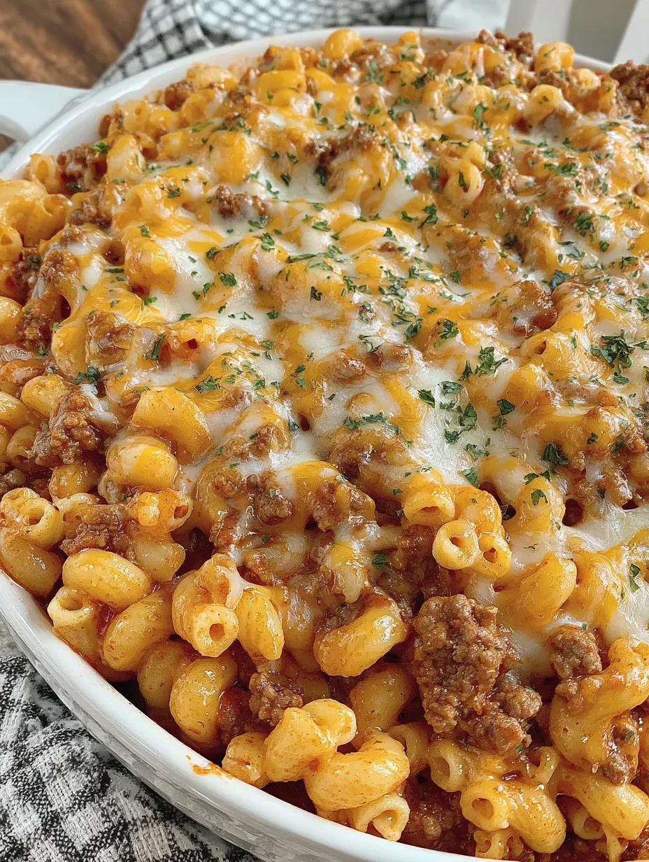 Sloppy Joe Casserole Recipe