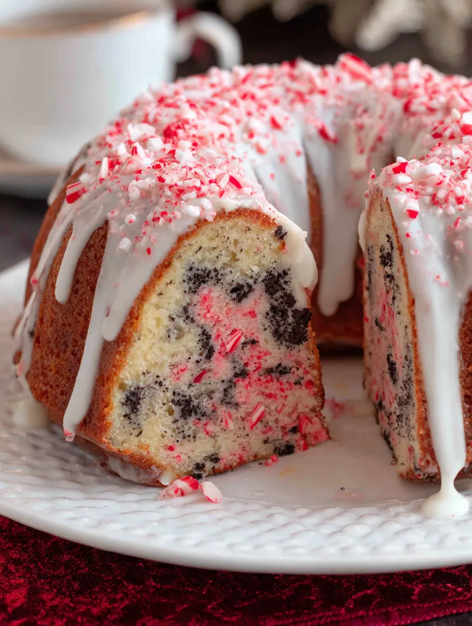 Peppermint Bundt Cake