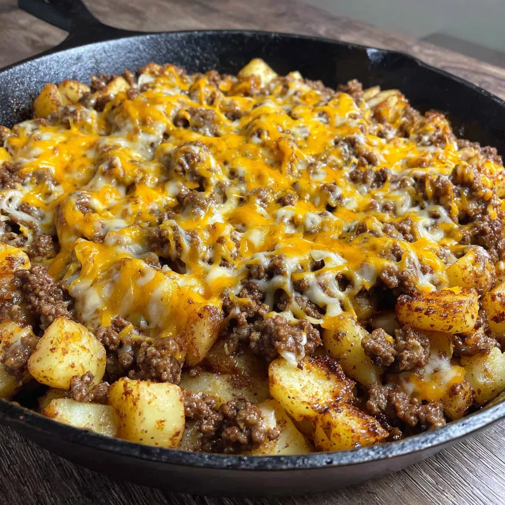 Sloppy Joe Potato Skillet