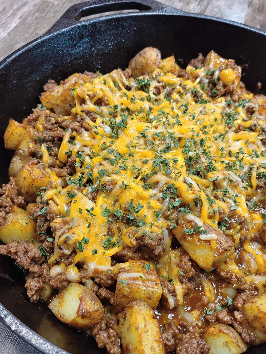 Sloppy Joe Potato Skillet