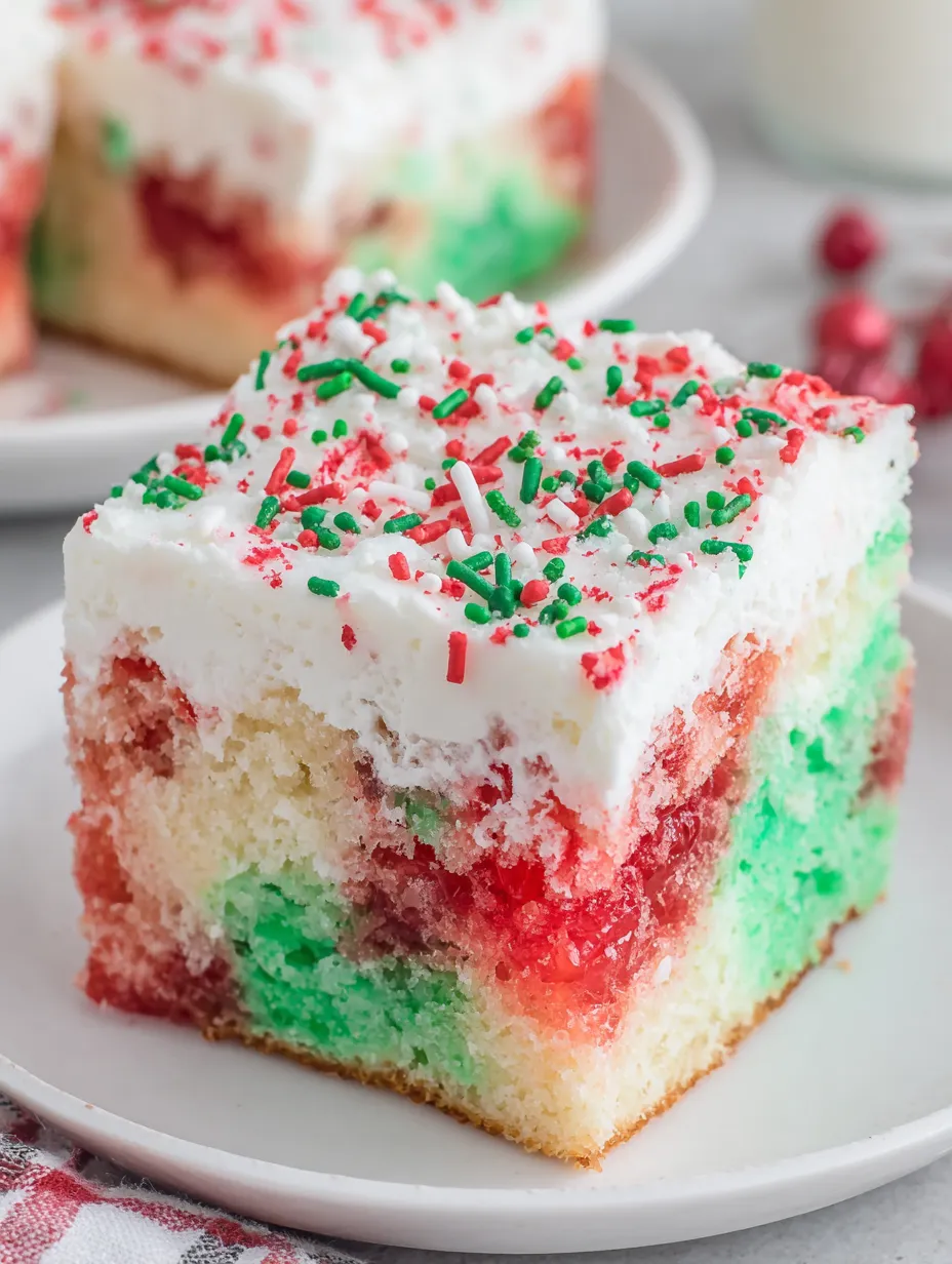 Christmas Poke Cake