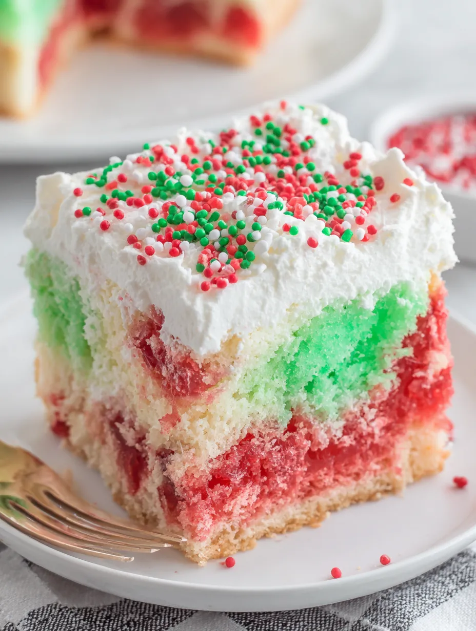 Christmas Poke Cake
