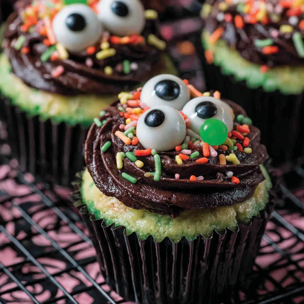 Eyeball Chocolate Cupcakes Halloween