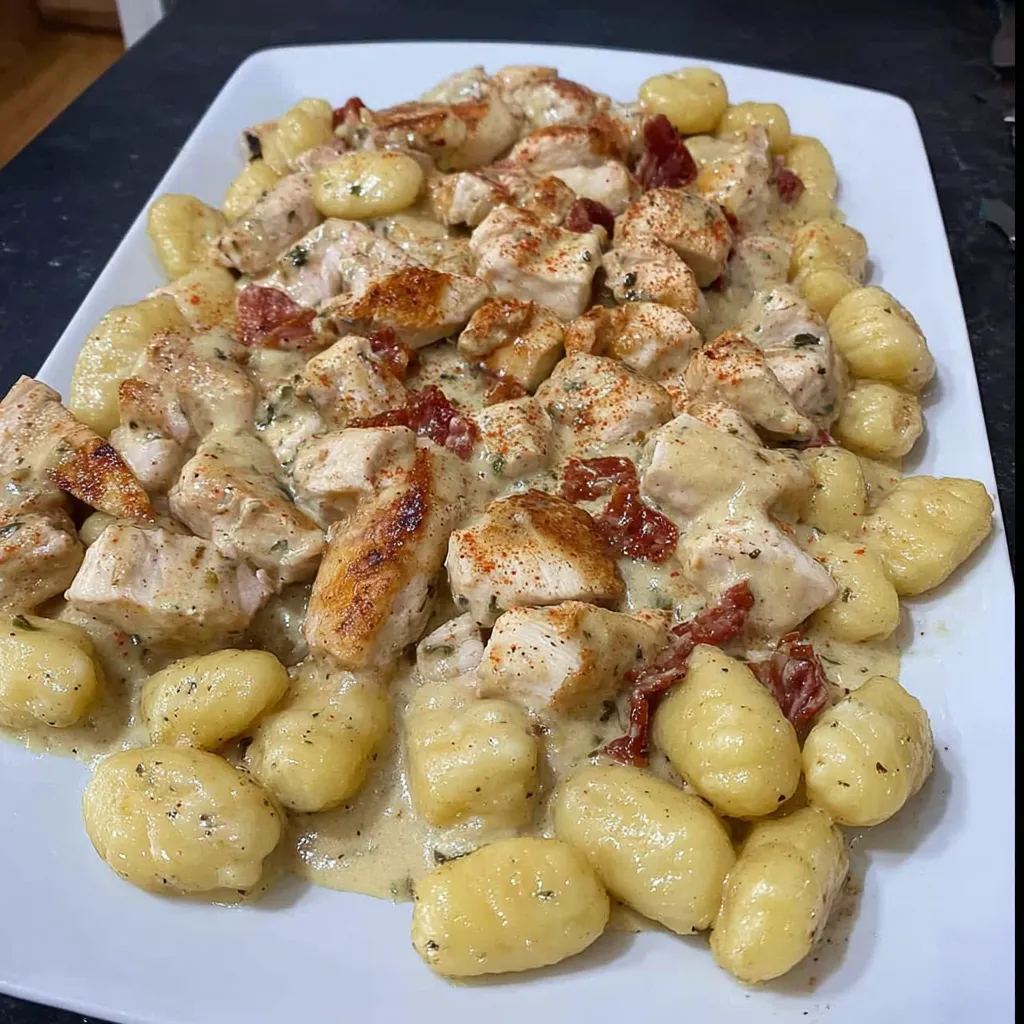 Creamy Chicken Gnocchi Pan