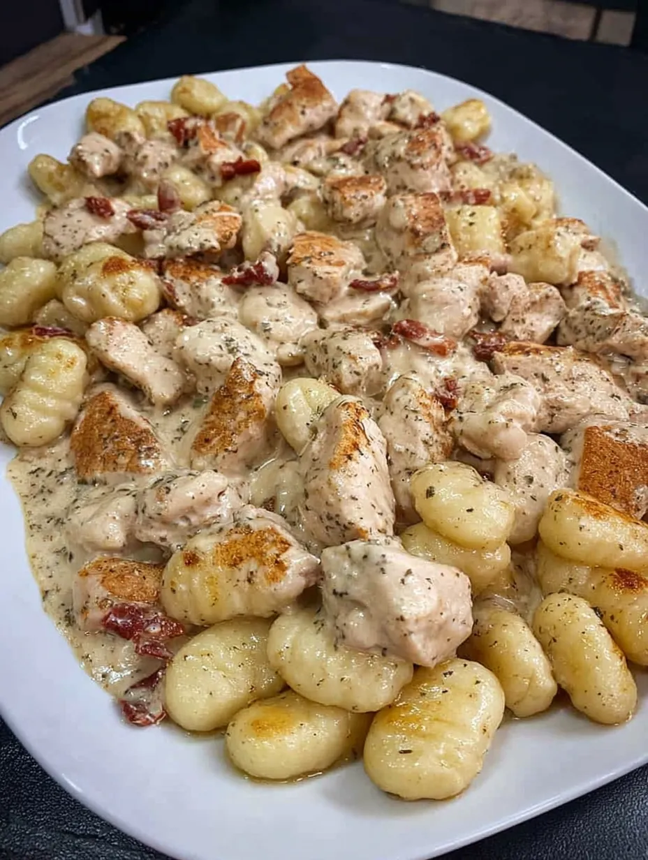 Creamy Chicken Gnocchi Pan