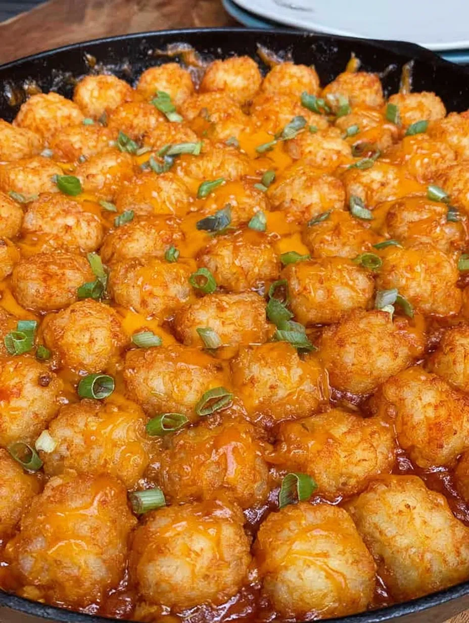 Chili Cheese Dog Tater Tot