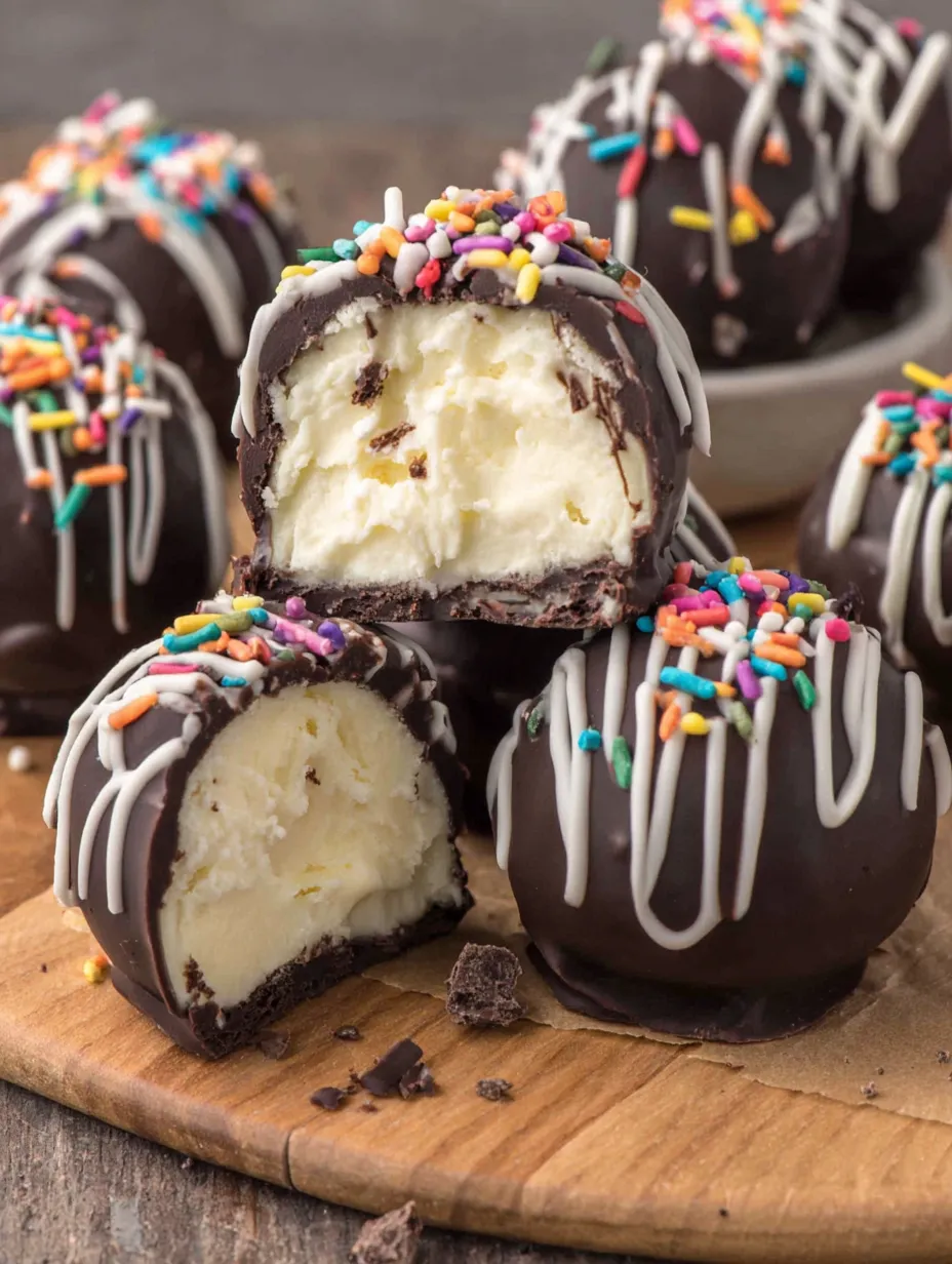 Chocolate-Dipped Buttercream Truffles Recipe