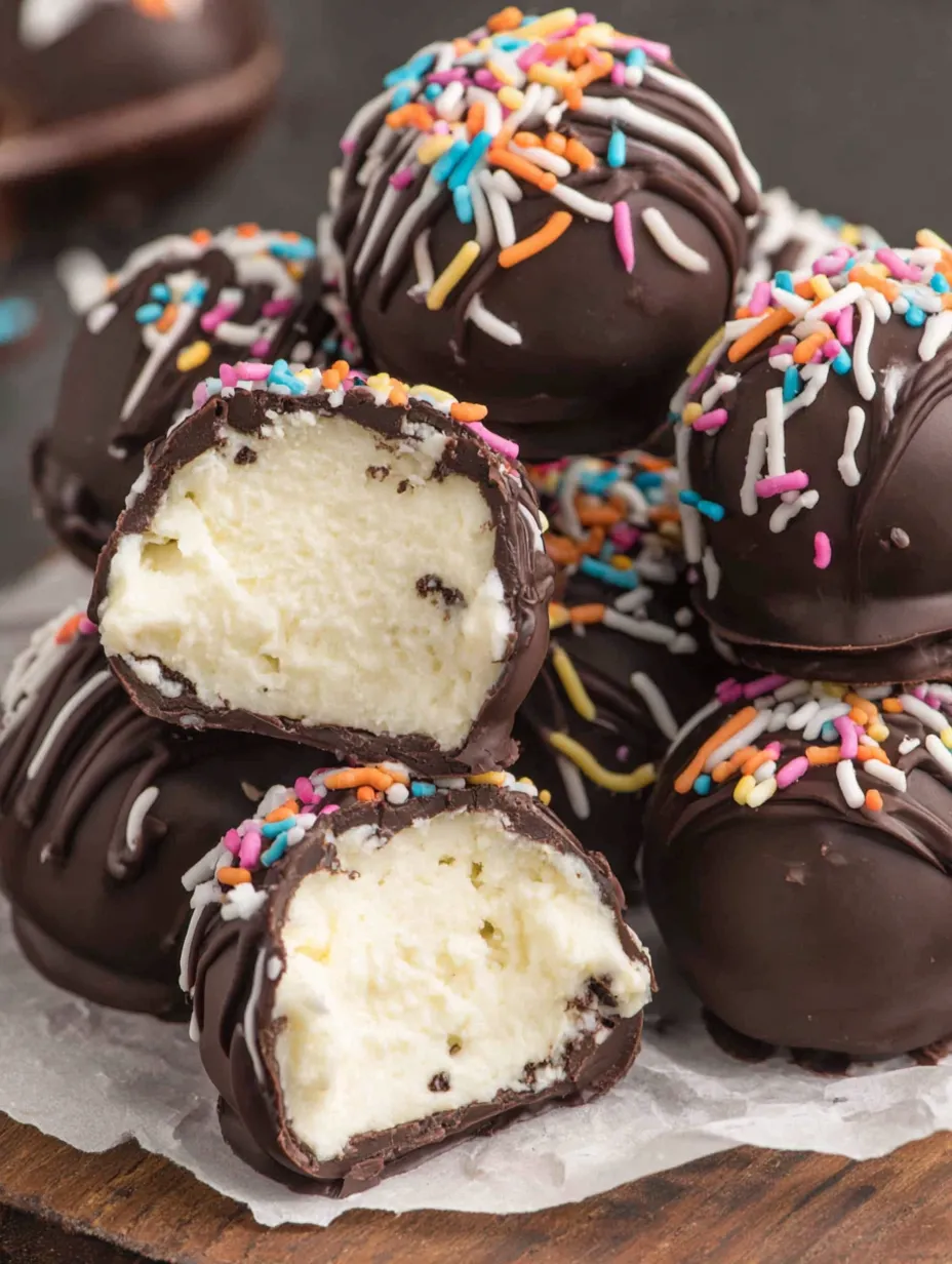 Chocolate-Dipped Buttercream Truffles Recipe