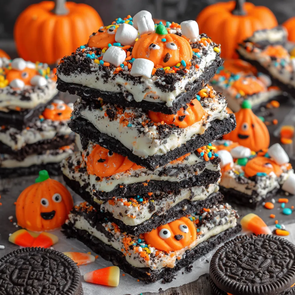 Halloween Oreo Chocolate Bark Recipe