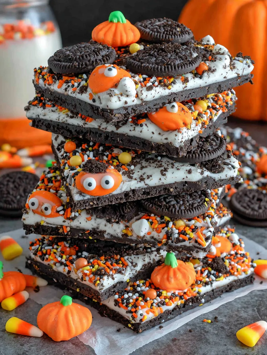 Halloween Oreo Chocolate Bark Recipe