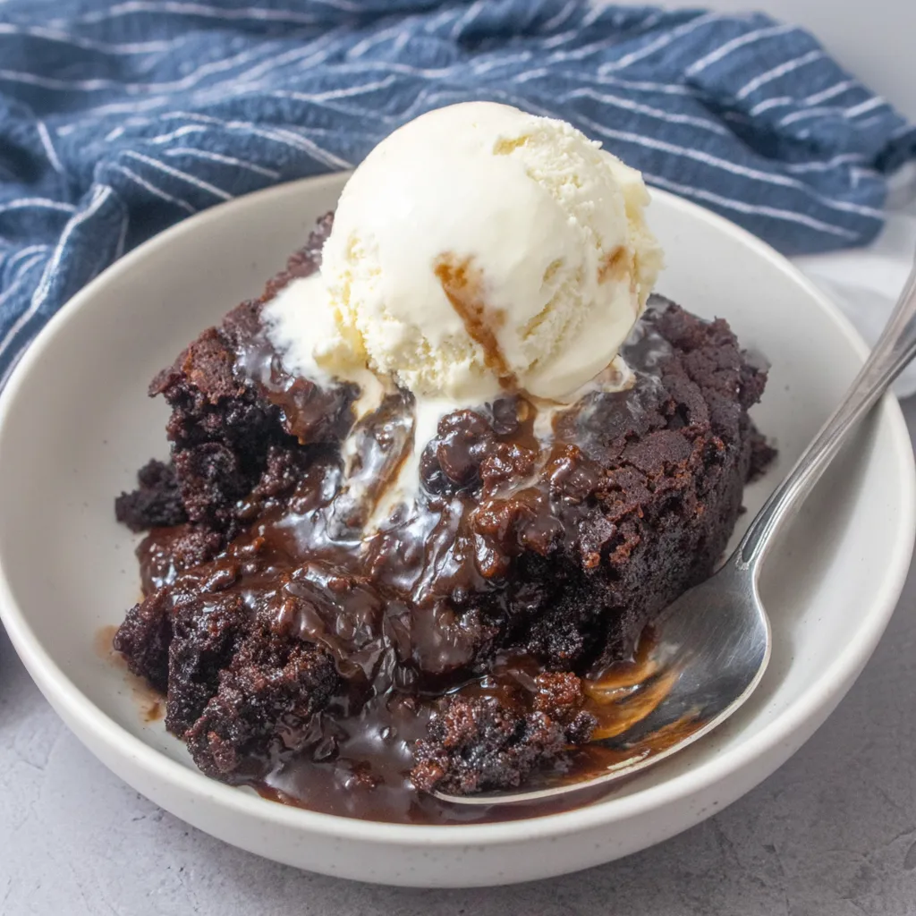 Slow Cooker Chocolate Lava Cake Recipe