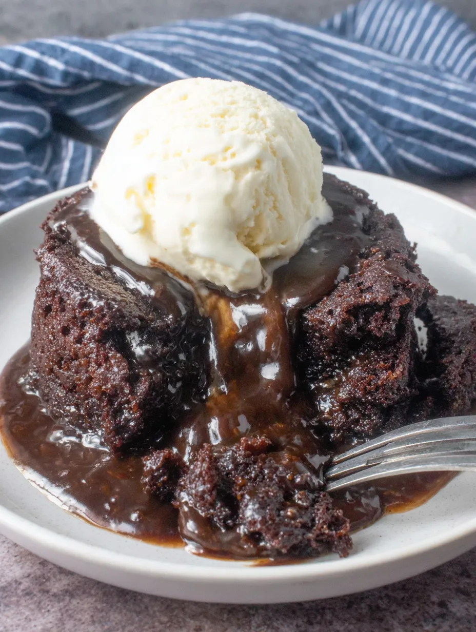 Slow Cooker Chocolate Lava Cake Recipe