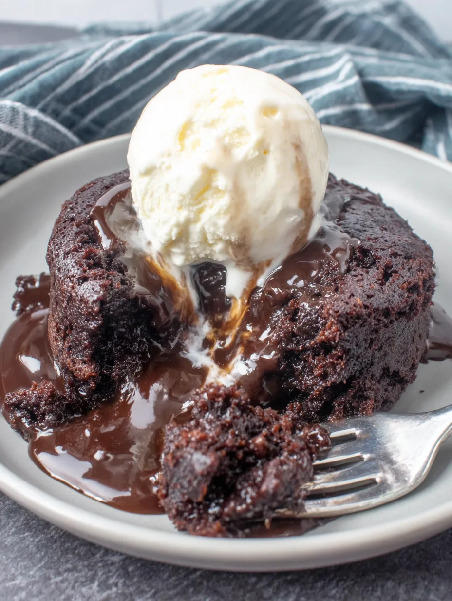 Slow Cooker Chocolate Lava Cake Recipe