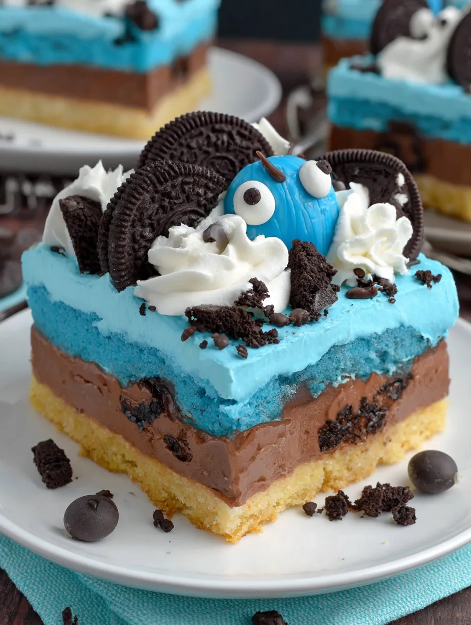 Cookie Monster No-Bake Dessert Recipe